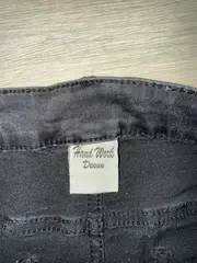 Vorschaubild 6 von Hand Work Denim Destroyed Jeans Damen Grau Skinny Stretch W28/36 Baumwolle Mix