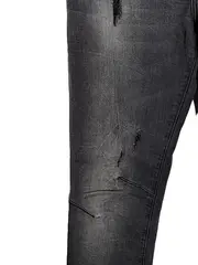 Vorschaubild 4 von Hand Work Denim Destroyed Jeans Damen Grau Skinny Stretch W28/36 Baumwolle Mix