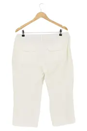Vorschaubild 2 von Damen Shorts Gr. 42 Weiß Baumwolle Casual Elegant