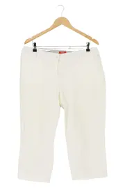 Vorschaubild 1 von Damen Shorts Gr. 42 Weiß Baumwolle Casual Elegant