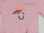 Vorschaubild 3 von Baby Body Mädchen Gr. 62 Pink Panda Motiv Rüschen Baumwolle
