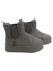 Vorschaubild 1 von Damen Stiefelette Chelsea Boot Gr. 38 Grau Gefüttert Plateau