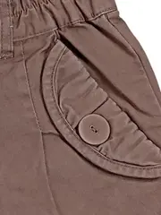 Vorschaubild 4 von Mädchen Shorts Braun Gr. 140 Baumwolle Casual