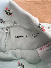 Vorschaubild 3 von Baby Mädchen Shorts Blumenmuster Gr. 50 Mint Grün 0-1M