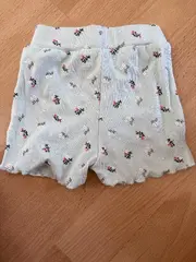 Vorschaubild 5 von Baby Mädchen Shorts Blumenmuster Gr. 50 Mint Grün 0-1M