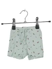 Vorschaubild 1 von Baby Mädchen Shorts Blumenmuster Gr. 50 Mint Grün 0-1M