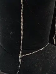 Vorschaubild 3 von Damen Stiefelette Boots Gr. 39 Schwarz Fell gefüttert