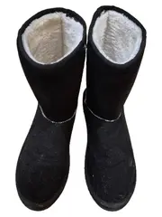 Vorschaubild 2 von Damen Stiefelette Boots Gr. 39 Schwarz Fell gefüttert