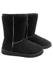 Vorschaubild 1 von Damen Stiefelette Boots Gr. 39 Schwarz Fell gefüttert