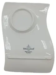 Vorschaubild 2 von Untertasse Unterteller Weiß Fine China 23cm Modern