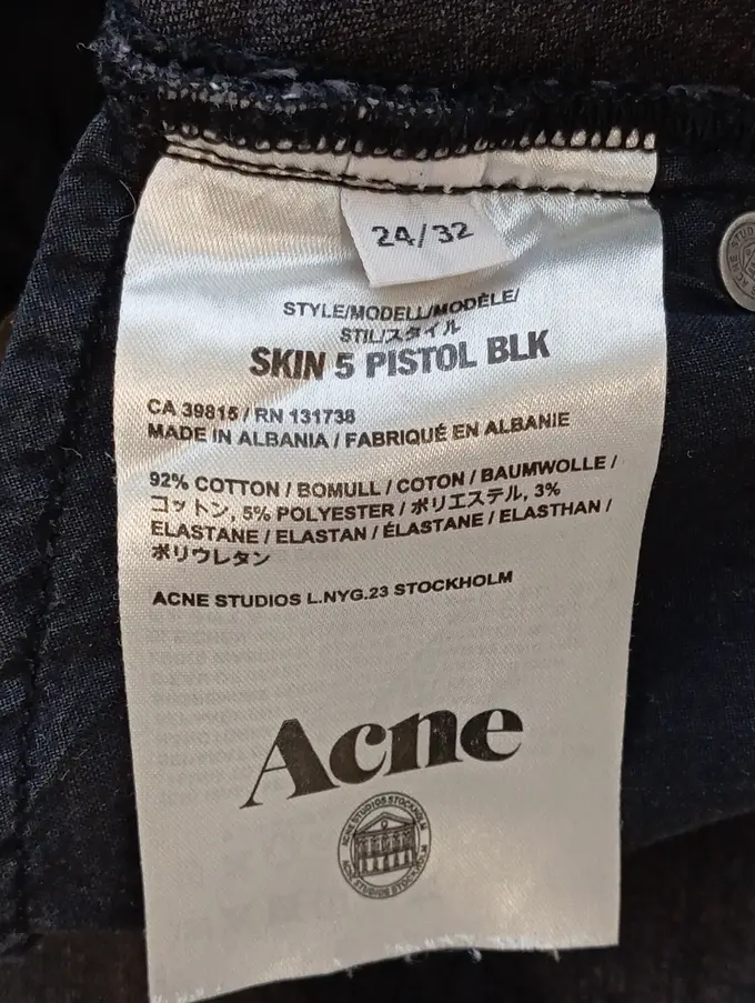 ACNE STUDIOS Jeans Skinny Fit Bild 4