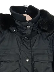 Vorschaubild 2 von Damen Winterjacke Parka Fellkapuze Schwarz Gr. M