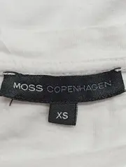 Vorschaubild 3 von MOSS COPENHAGEN Damen T-Shirt Gr. 34/XS Weiß Streetwear Casual MSCH