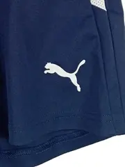 Vorschaubild 2 von Kinder Sport Shorts Gr. 152 Blau Uni Polyester Zugband