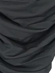 Vorschaubild 3 von Damen Bikini Oberteil Bandeau Top Schwarz Gr. 36 S Raffungen