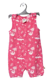 Vorschaubild 1 von Baby Body Gr. 74 Rosa Tiermotive Floral Casual Bohemian