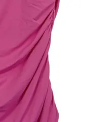 Vorschaubild 2 von Damen Oberteil Pink Modern Raffungen Einheitsgröße Top