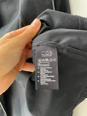 Vorschaubild 3 von Herren Blouson Jacke Gr. 36 Schwarz Baumwolle Casual