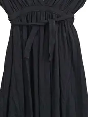 Vorschaubild 3 von Damen Wickelkleid Schwarz Gr. M/38 V-Ausschnitt Elegant