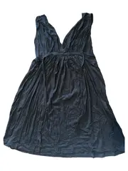 Vorschaubild 6 von Damen Wickelkleid Schwarz Gr. M/38 V-Ausschnitt Elegant
