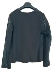 Vorschaubild 2 von Damen Blazer Schwarz Einheitsgröße Eleganter Tiermotiv Blazer