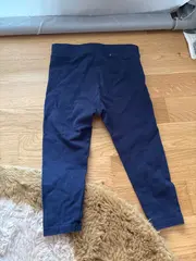 Vorschaubild 2 von Kinder Mädchen Leggings Uni Blau Gr. 86 Casual