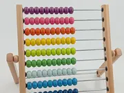 Vorschaubild 2 von MULA Abakus Holz Kinder Lernspielzeug Rechenschieber Zählrahmen Bunt