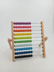Vorschaubild 1 von MULA Abakus Holz Kinder Lernspielzeug Rechenschieber Zählrahmen Bunt