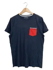 Vorschaubild 1 von Herren T-Shirt Gr. 48/M mit Brusttasche Blau Casual