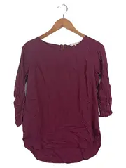 Vorschaubild 1 von Damen Bluse Rot Gr. 34/XS Casual Viskose
