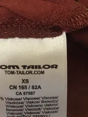 Vorschaubild 4 von Damen Bluse Rot Gr. 34/XS Casual Viskose