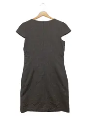 Vorschaubild 2 von Damen Freizeitkleid Gr. 36/S Grau Business Elegant Polyester 90cm