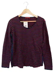Vorschaubild 1 von Damen Pullover Gr. 38 Mehrfarbig Gestreift Casual Langarm