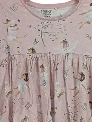Vorschaubild 3 von Mädchen Kleid Freizeitkleid Tiermotive Rosa Gr. 116 Wolle