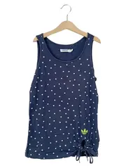 Vorschaubild 1 von Damen Top Gr. 36/S Blau Punkte Casual Sportlich Baumwolle