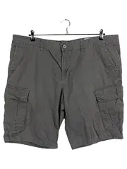 Vorschaubild 1 von Herren Cargo Shorts Kariert Grau W29 Freizeit Baumwolle