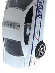 Vorschaubild 2 von Dodge Charger Pursuit Polizeiauto Metall Weiß 8cm