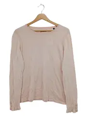 Vorschaubild 1 von MARC O POLO Damen Pullover Gr. 38/M Rosa Baumwolle Wolle Klassisch Elegant