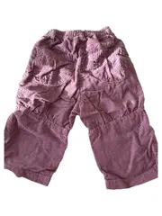 Vorschaubild 2 von Baby Cordhose Mädchen Gr. 68 Lila Cord Hose Baumwolle