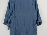 Vorschaubild 2 von Damen Freizeitkleid Gr. 40/L Blau Casual Viskose