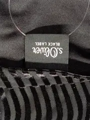 Vorschaubild 3 von Etuikleid Damen Gr. 36/S Schwarz Elegant Strukturmuster Business