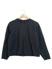 Vorschaubild 1 von Damen Pullover Langarm Schwarz Cropped Basic Gr. S