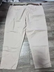 Vorschaubild 3 von Herren Stoffhose Chino Gr. 46 Beige mit Gürtel Polo Team