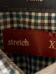Vorschaubild 4 von Herren Business Hemd XL 52 Blau Kariert Langarm Stretch