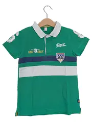 Vorschaubild 1 von Kinder Poloshirt Gr. 116/122 Grün Sportlich
