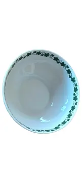 Vorschaubild 1 von Dessertschüssel Weiß Klassisch Florales Muster 500ml Keramik