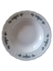 Vorschaubild 1 von Suppenteller Julia Weiß Klassisch Blumen Porzellan