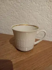 Vorschaubild 3 von Kirchenlamitz Tasse Porzellan Goldrand Bavaria Weiß Klassisch