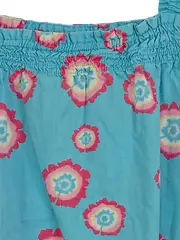 Vorschaubild 3 von Mädchen Top Shirt Blumenmuster Blau Gr. 110 Casual