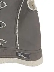 Vorschaubild 4 von Kinder Fellweste Gr. 128 Grau Kunstpelz Freizeit Casual